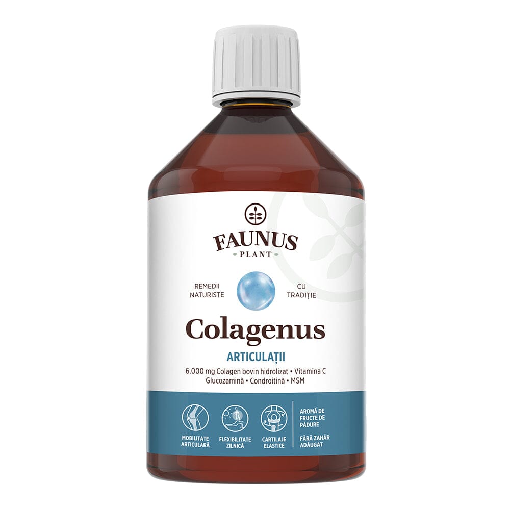 Colagen lichid pentru muschi si ligamente Colagenus Articulatii, 500ml, Faunus Plant
