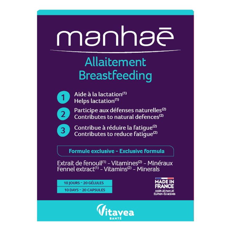 Allaitement, 20 capsule, Manhae
