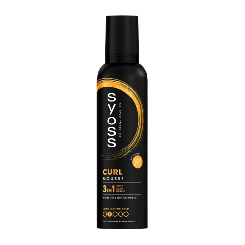 Spuma de par pentru bucle definite Curl Control, 250ml, Syoss