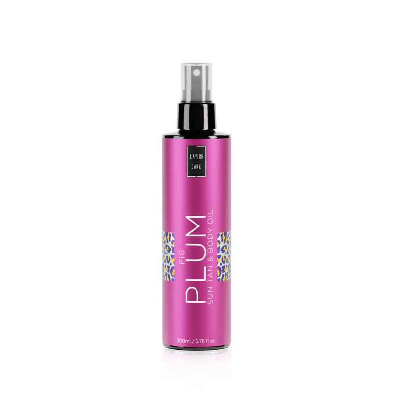 Ulei de corp Sun Tan Oil Fig Plum, 200ml, Lavish Care