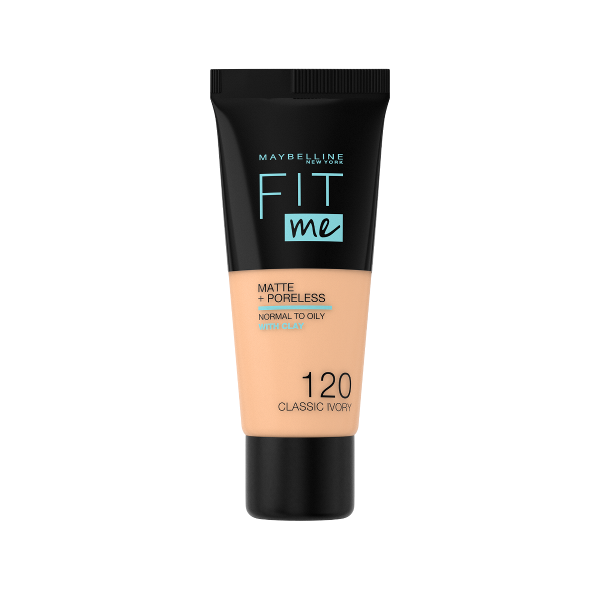 Fond de ten Matte & Poreless 120 Classic Ivory Fit Me, 30ml, Maybelline