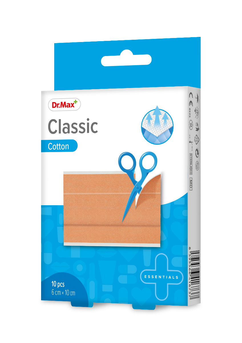 Dr. Max Plasturi sterili clasici 6-10cm, 10 bucati