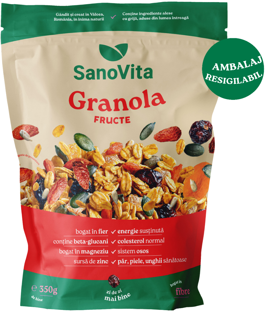 Granola cu fructe, 350g, SanoVita
