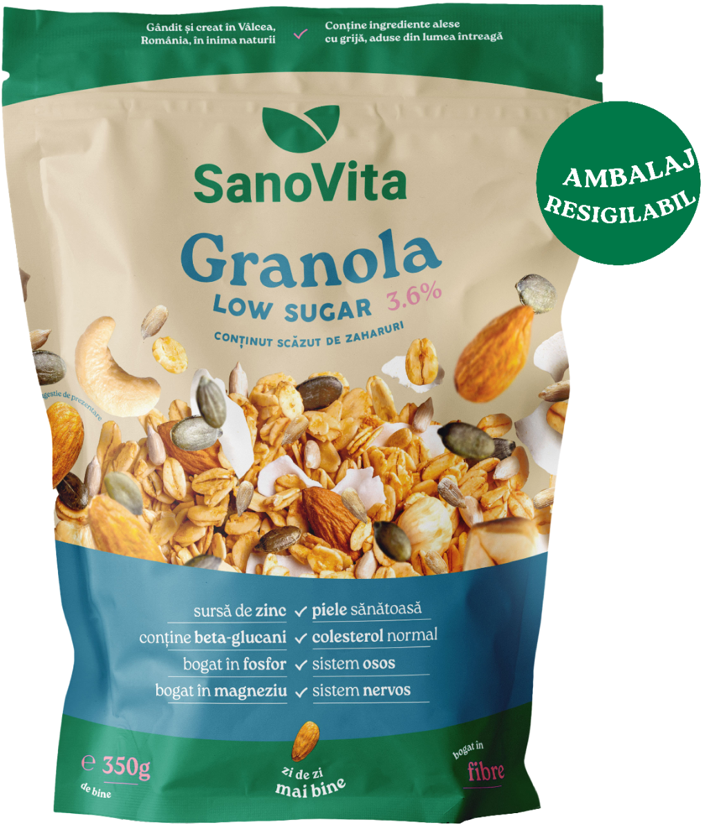 Granola Low Sugar, 350g, SanoVita