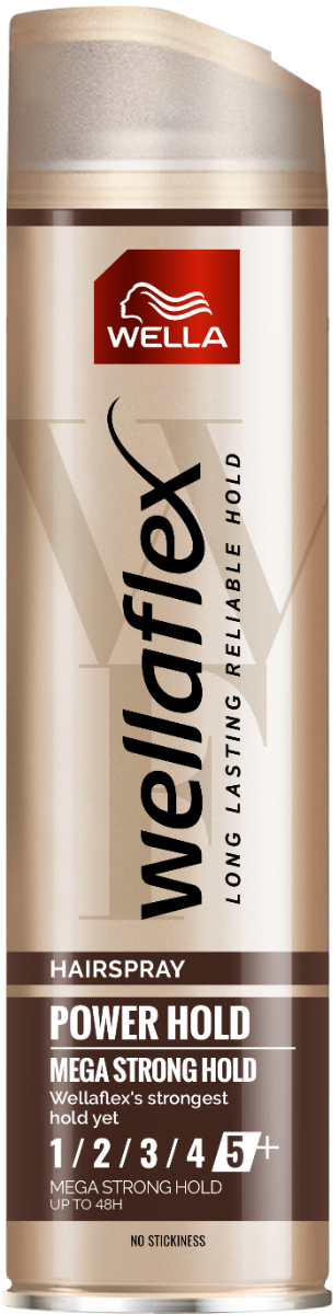 Fixativ cu grad de fixare 5 Mega Strong Hold  Wellaflex, 250ml, Wella