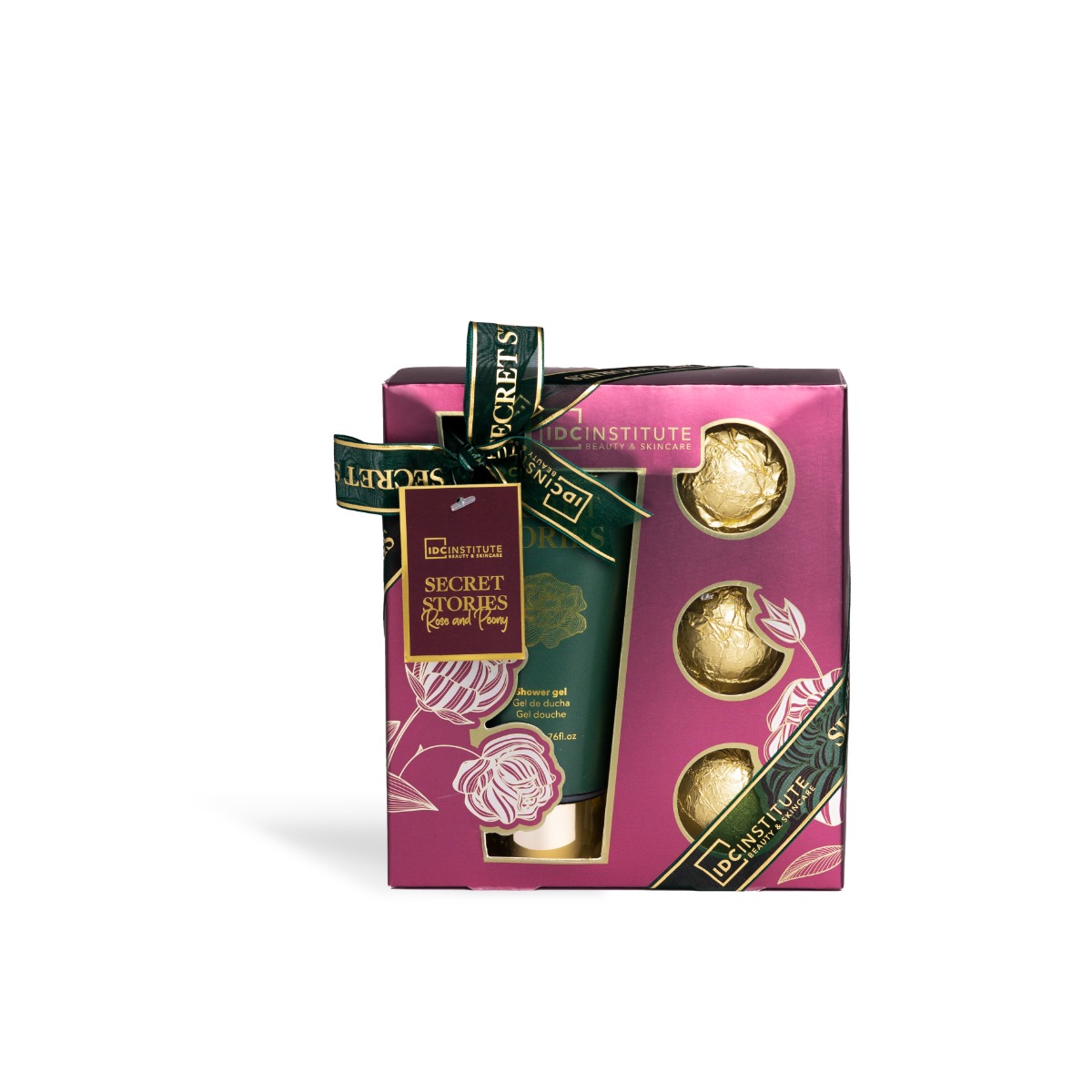 Set 4 produse pentru baie Secret Stories, IDC Institute