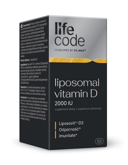 LifeCode developed by Dr. Max® Liposomal Vitamin D, 90 capsule