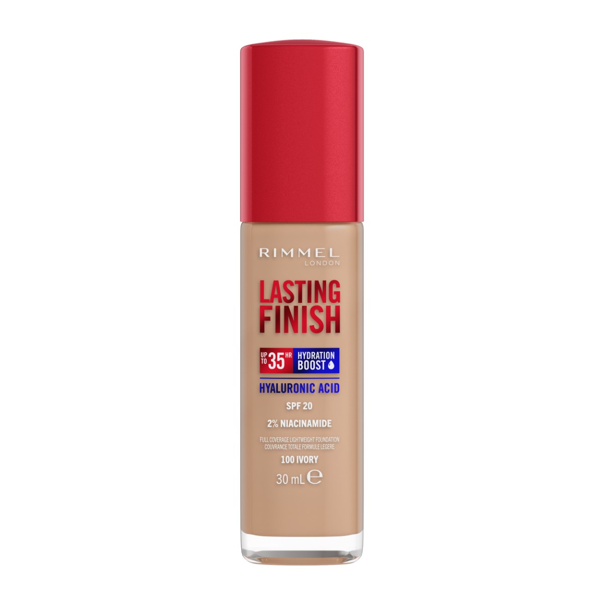 Fond de ten Lasting Finish 35H 100 Ivory, 30ml, Rimmel London