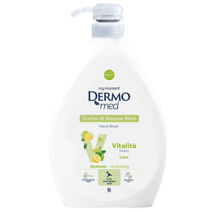 Crema de sapun cu aroma de lime Vitalita, 1000ml, Dermomed