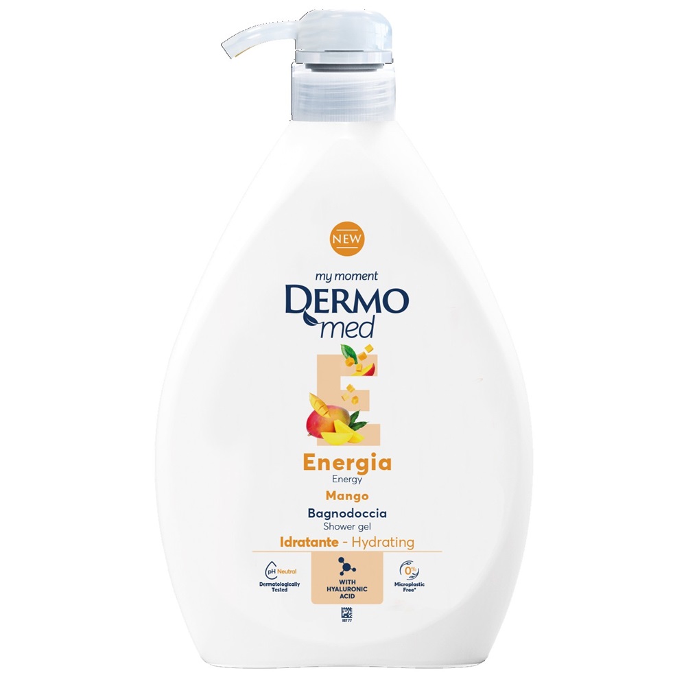 Gel de dus cu  aroma de mango Energia, 1000ml, Dermomed