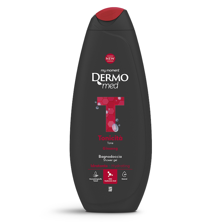 Gel de dus cu Ginseng, 450ml, Dermomed