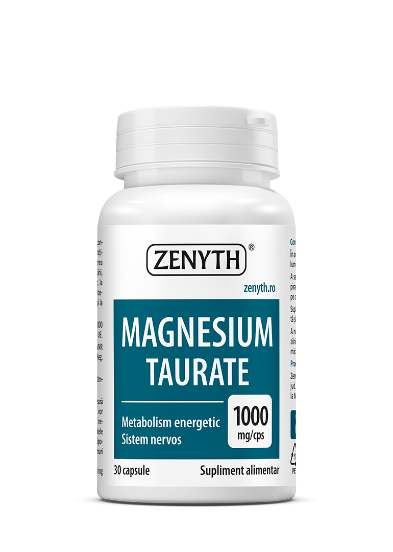 Magnesium Taurate, 30 capsule, Zenyth