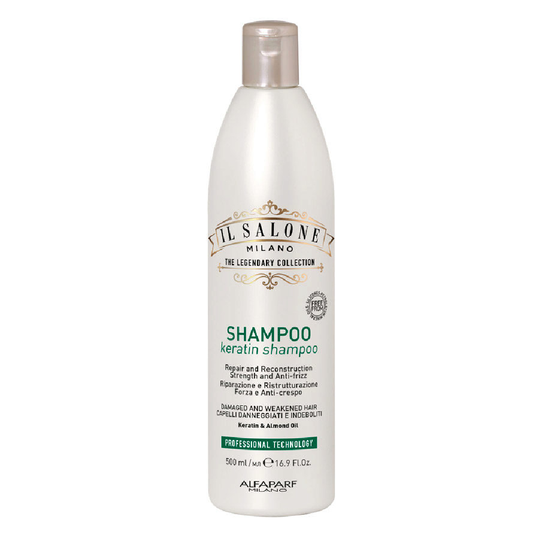 Sampon cu keratina pentru par deteriorat Keratin, 500ml, Il Salone Milano