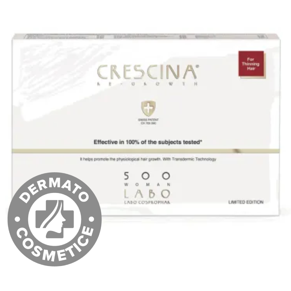 Tratament pentru femei Re-growth HFSC 500 Crescina, 5 fiole, Labo
