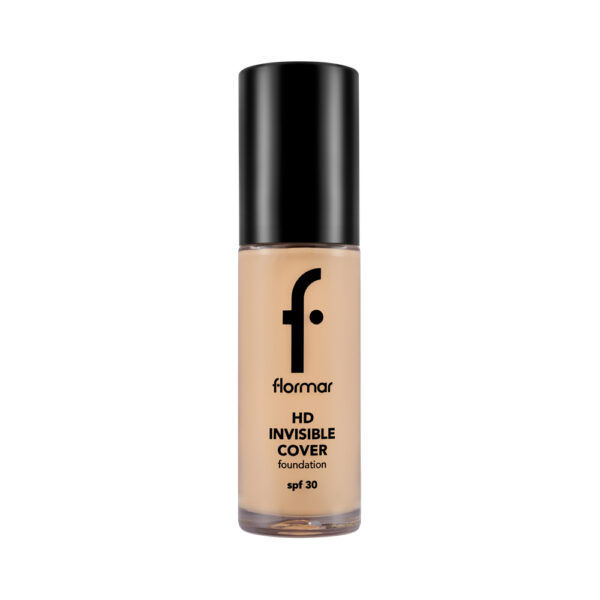 Fond de ten Invisible Cover HD 50 Light Beige, 30ml, Flormar