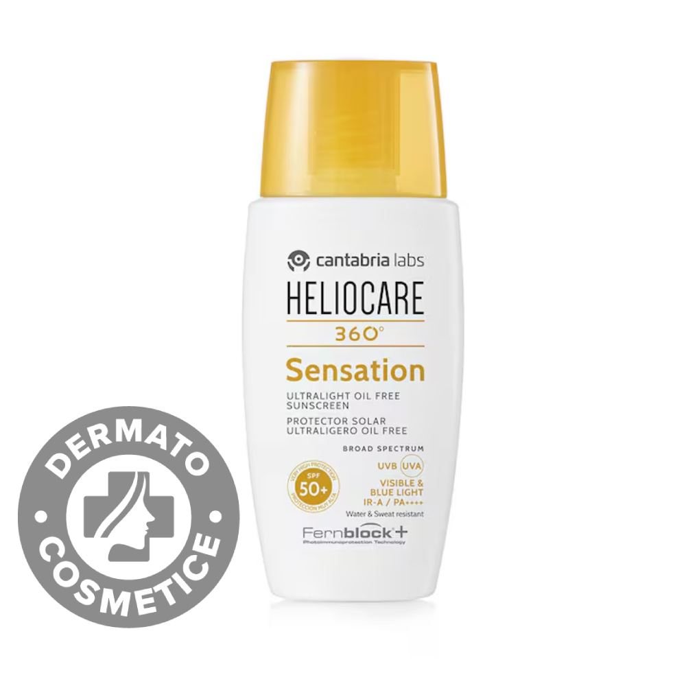 Crema pentru protectie solara cu SPF 50+ Heliocare 360 Sensation, 50ml, Cantabria Labs