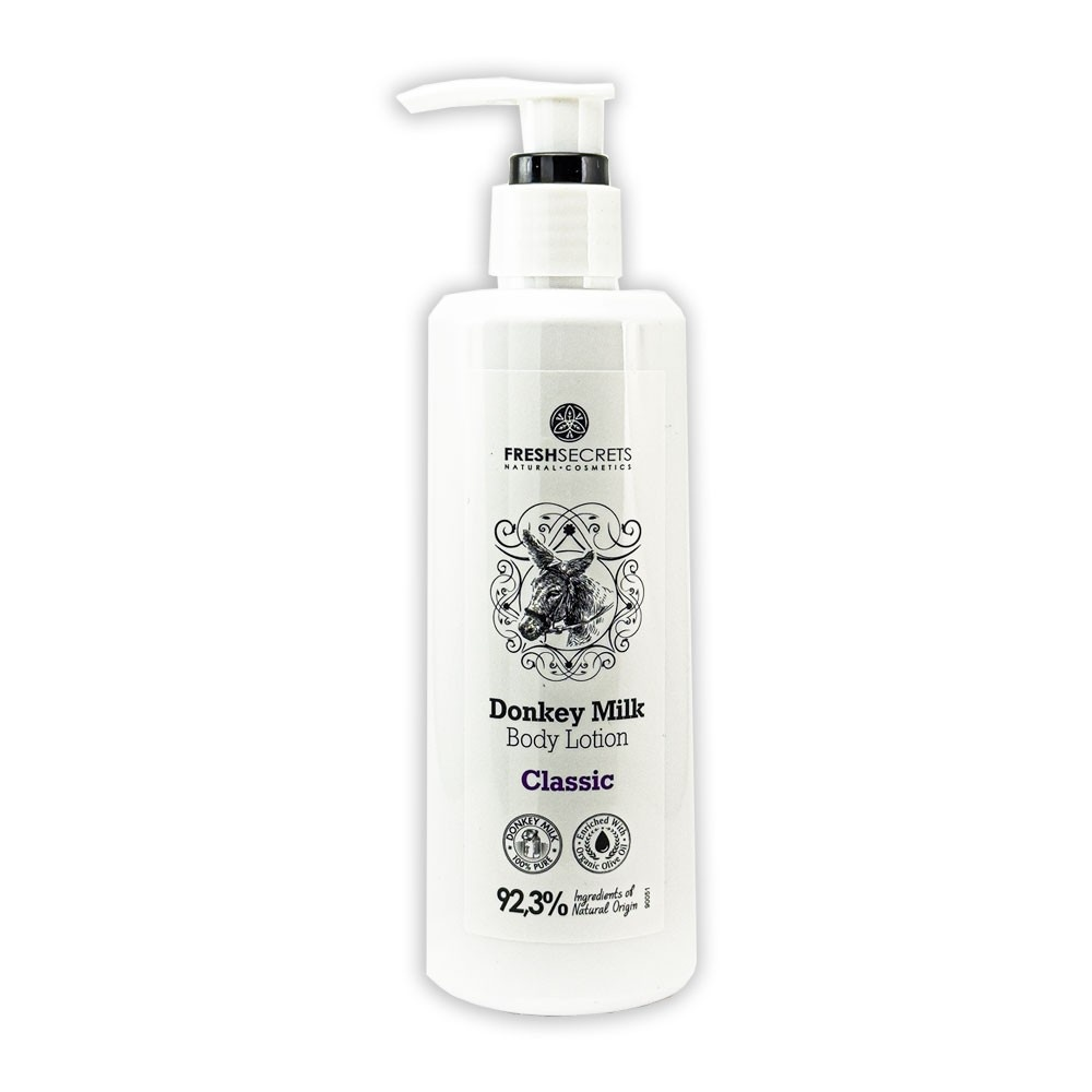 Lotiune de corp clasica cu lapte de magarita, 200ml, Fresh Secrets