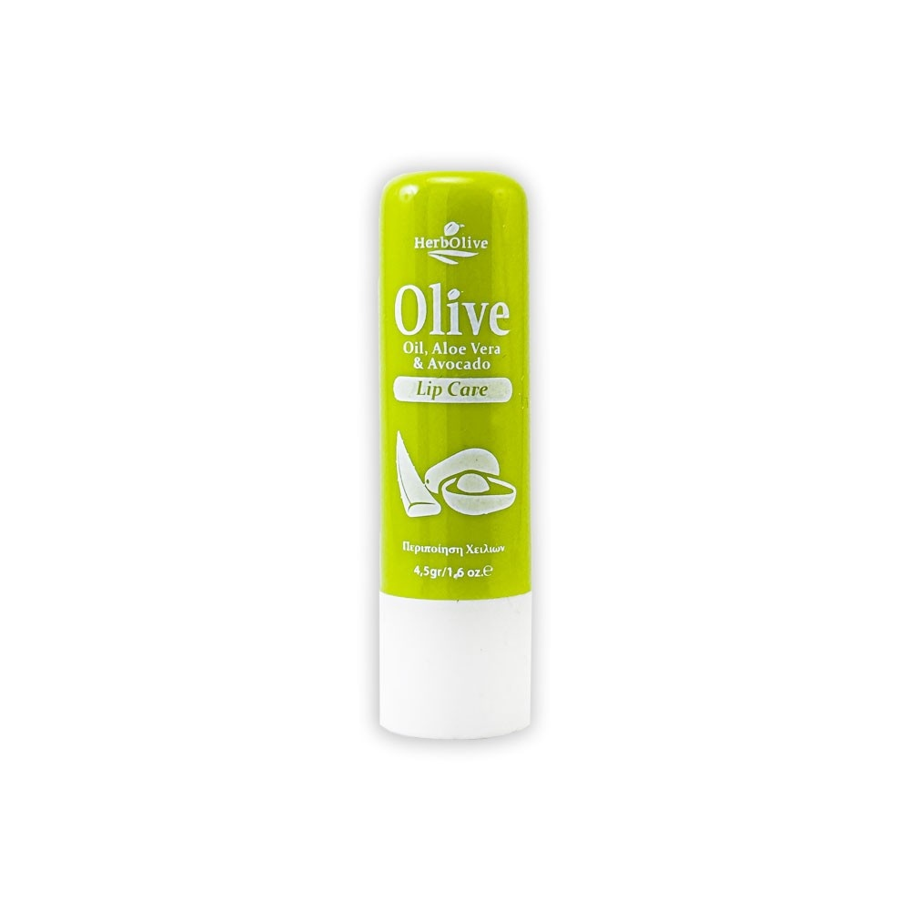 Balsam de buze cu ulei de masline si aroma de avocado, 4.5g, Herbolive