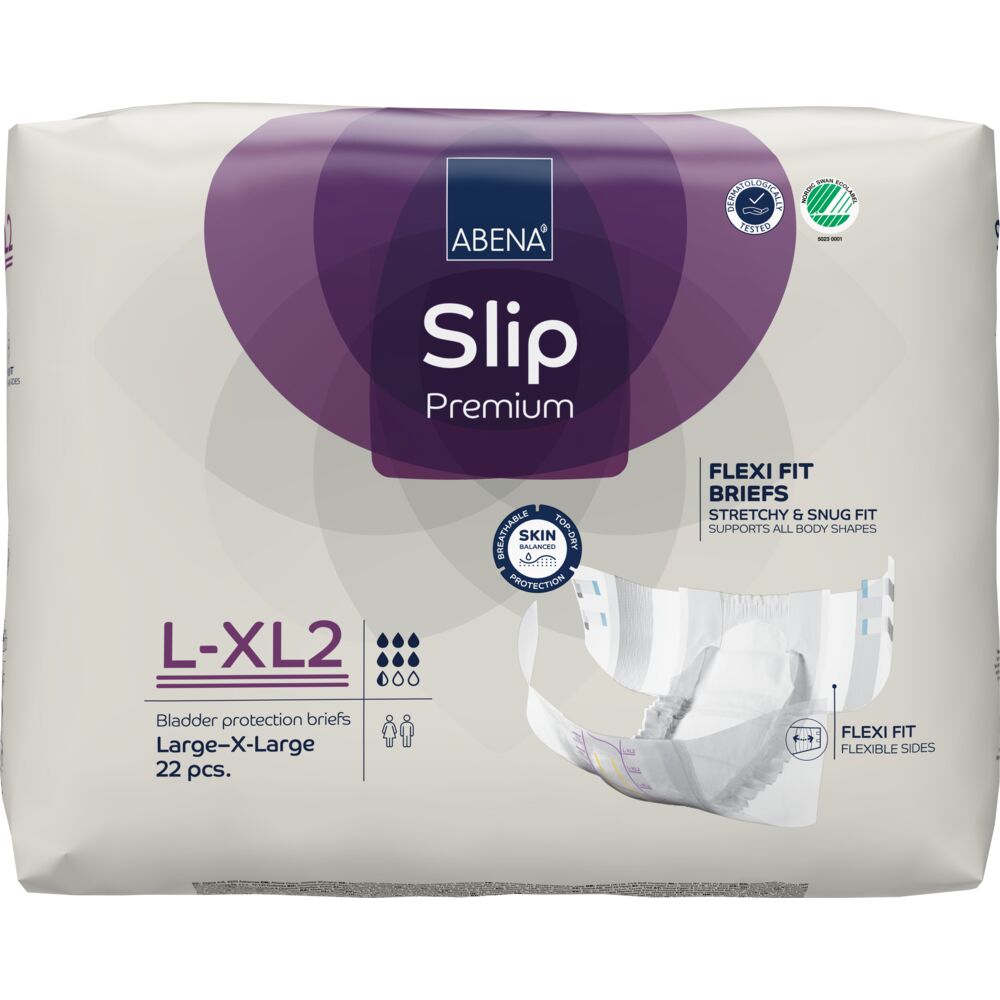Scutece pentru adulti Premium Flexi Fit L-XL2 cu absorbtie 2900ml, 22 bucati, Abena