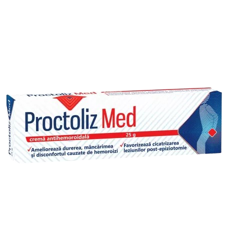 Crema antihemoroidala Proctoliz Med, 25g, Fiterman
