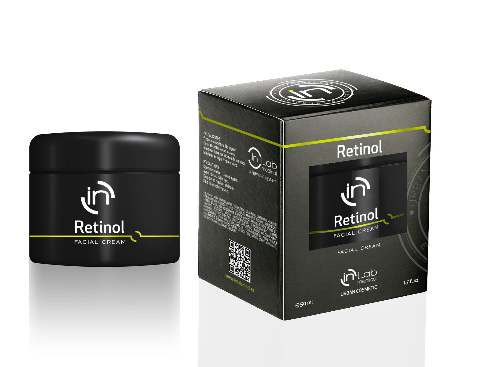 Crema hidratanta cu retinol, 50ml, InLab Medical