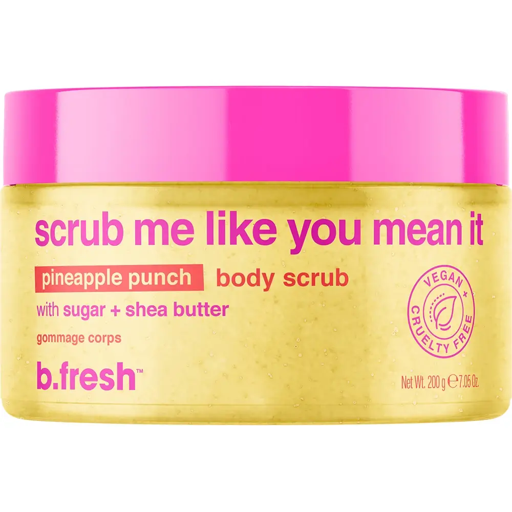 Scrub pentru corp cu extract de ananas Scrub me like you mean it, 200ml, B.fresh