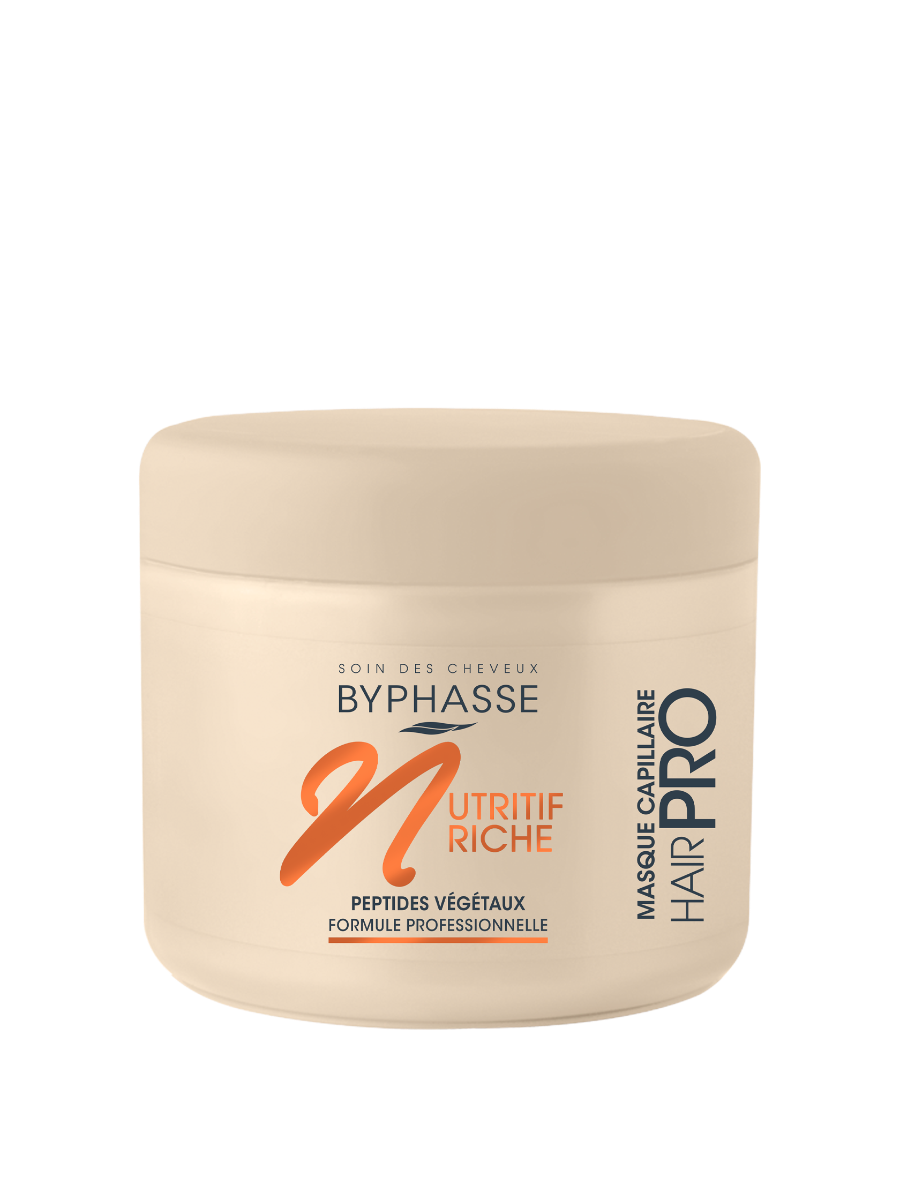 Masca pentru par uscat Hair Pro Nutritiv Riche, 500ml, Byphasse