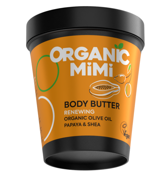 Unt de corp regenerant cu ulei de masline si papaya, 200ml, Organic Mimi