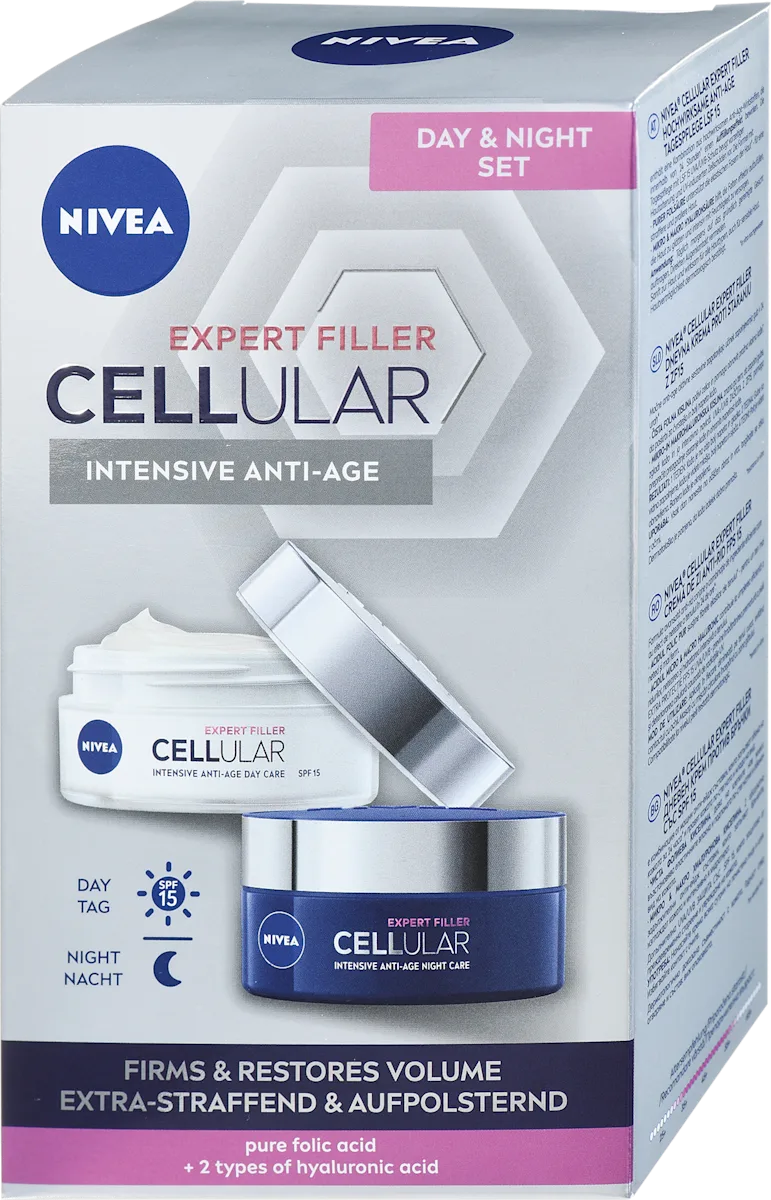 Set rutina anti-rid Cellular Firming Crema de zi 50ml + Crema de noapte 50ml, Nivea