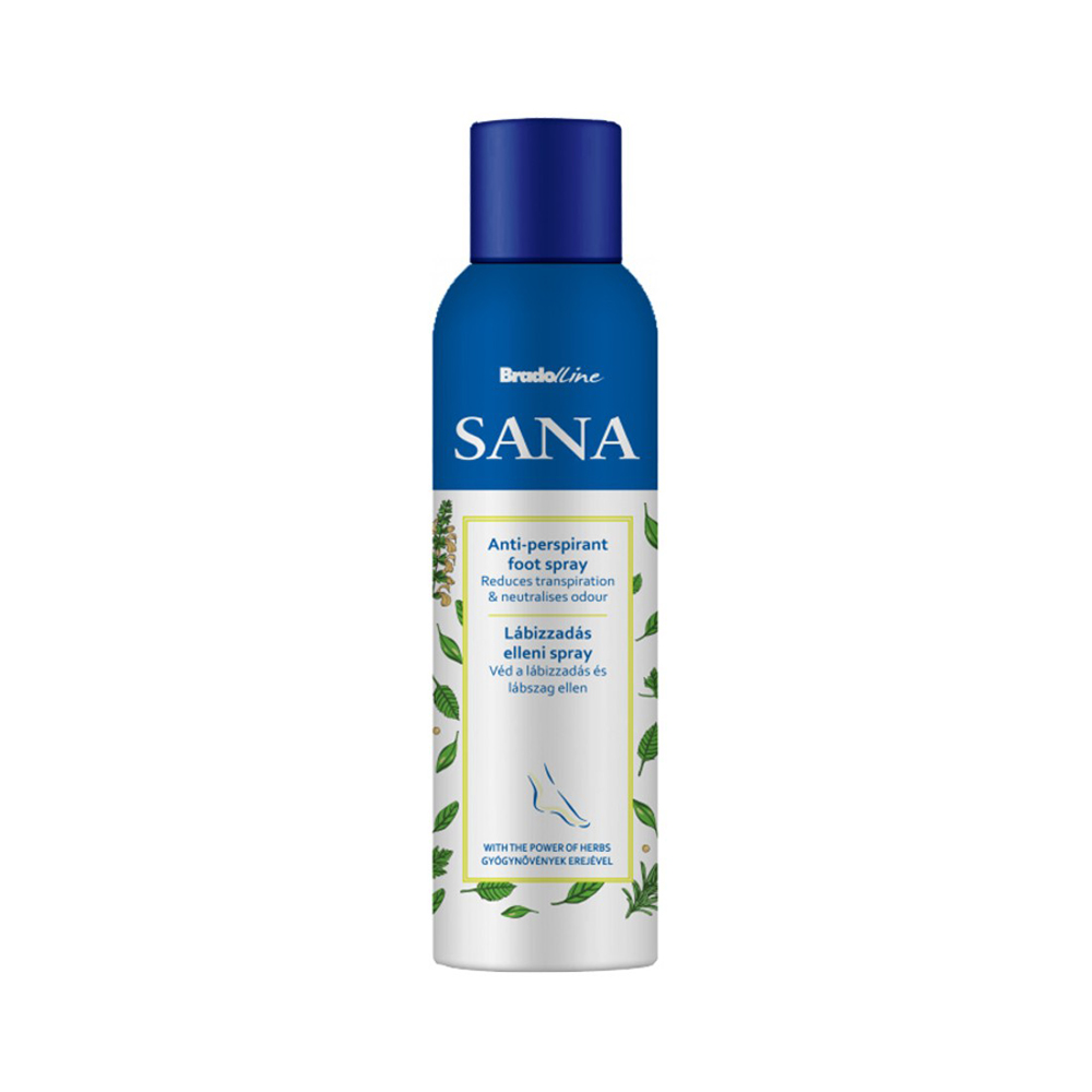 Deodorant spray pentru picioare, 150ml, Sana