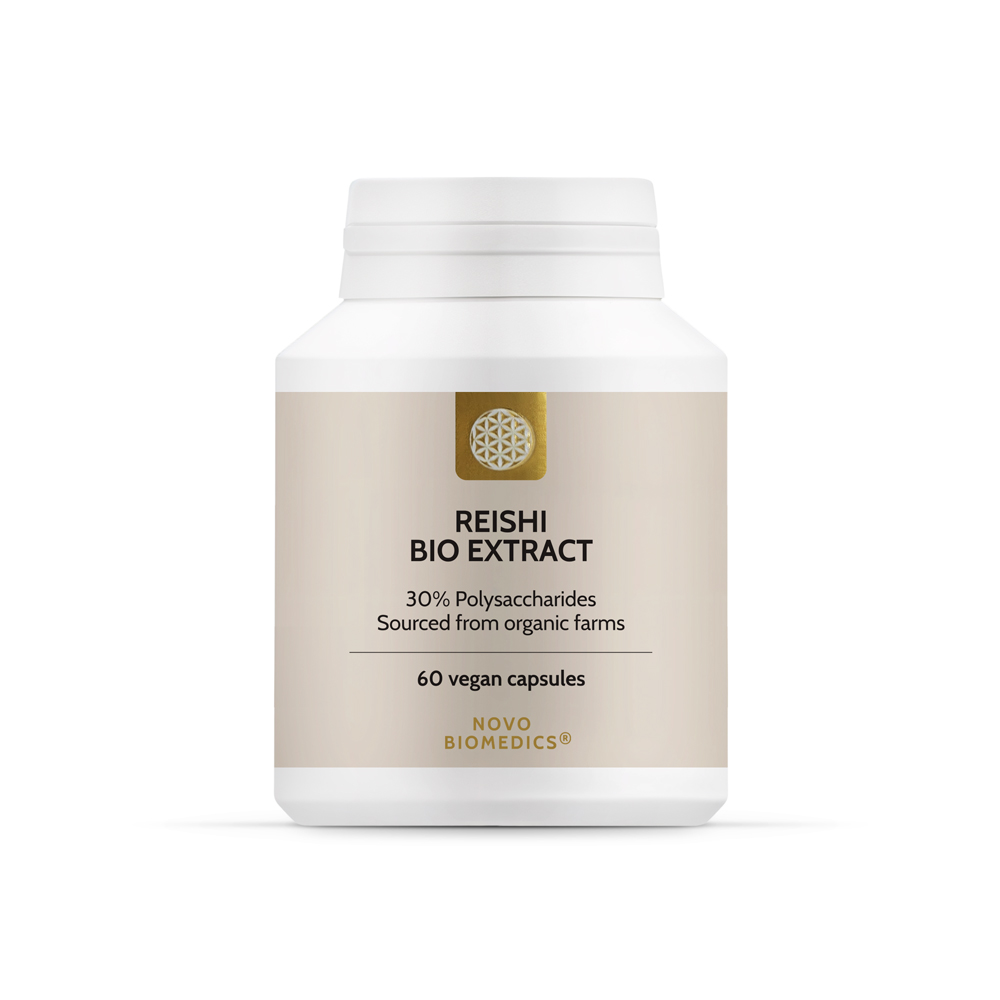 Extract de ciuperci Reishi Bio, 60 capsule, Novo Biomedics