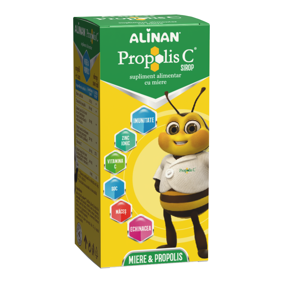 Sirop Alinan Propolis C, 100ml, Fiterman