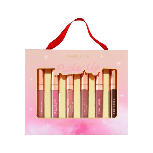 Set 6 Gloss-uri de buze Pucker Up, 6 x 3.5ml, Profusion Cosmetics