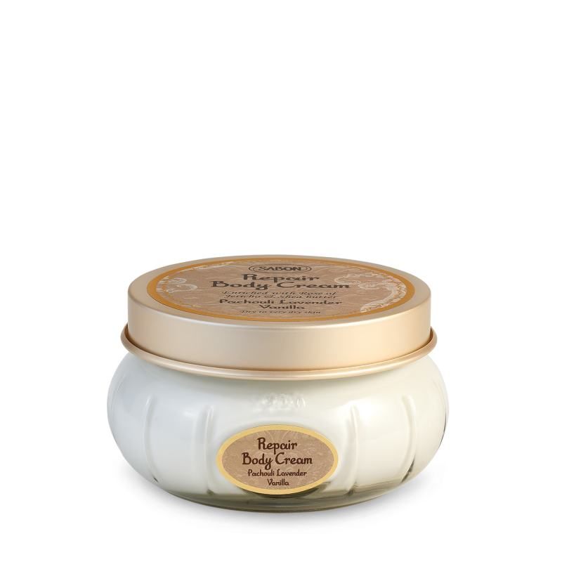 Crema de corp Patchouli Lavander Vanilla, 200ml, Sabon