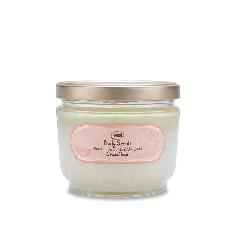 Exfoliant pentru corp Green Rose, 600g, Sabon
