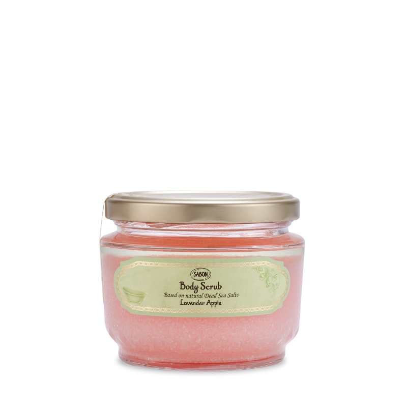 Exfoliant pentru corp Lavanda Mere, 320g, Sabon