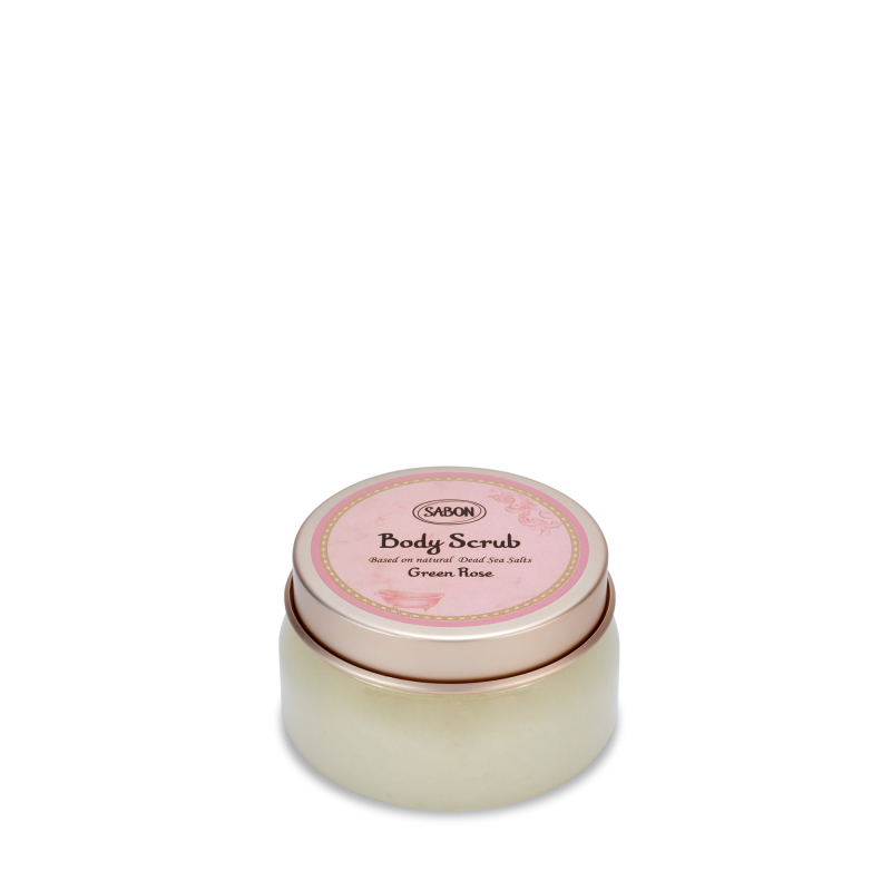 Exfoliant pentru corp Green Rose, 200g, Sabon