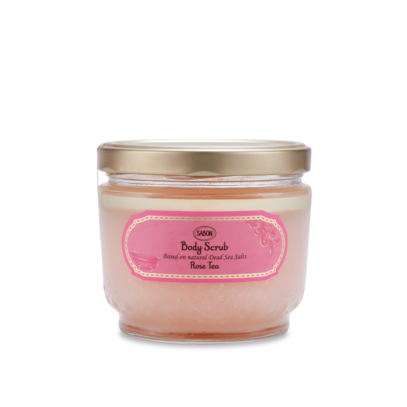 Exfoliant pentru corp Rose Tea, 600g, Sabon