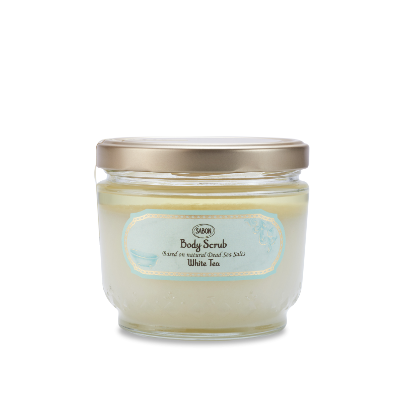 Exfoliant pentru corp White Tea, 600g, Sabon