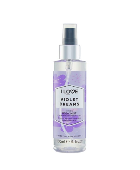 Spray de corp Violet Dreams, 150ml, I Love Cosmetics