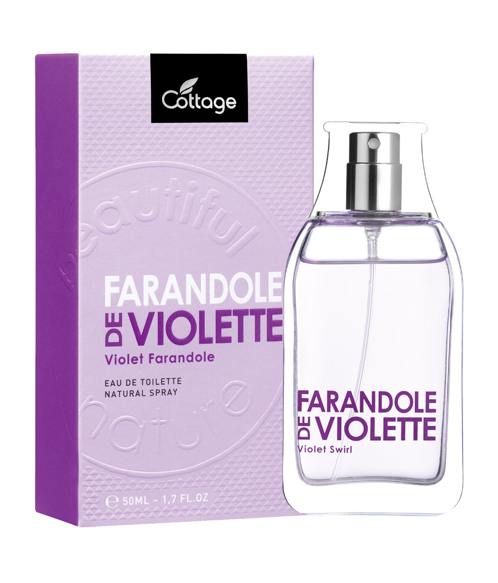 Apa de toaleta pentru femei Violet Swirl, 50ml, Cottage