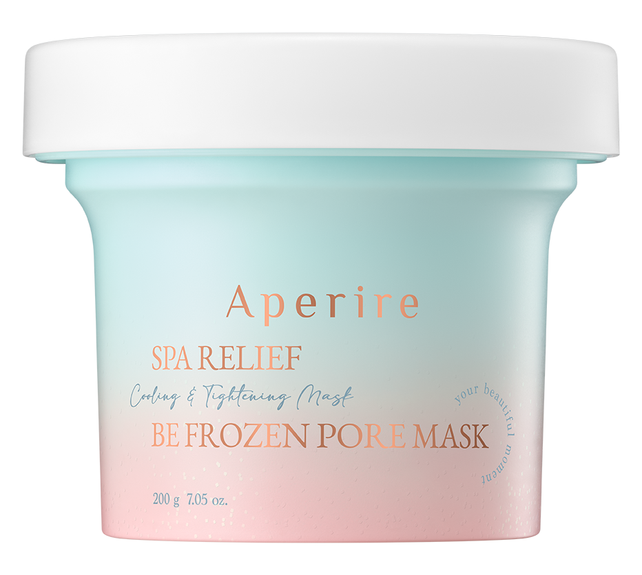 Masca de fata cu argila pentru calmare Spa Relief Be Frozen, 200g, Aperire