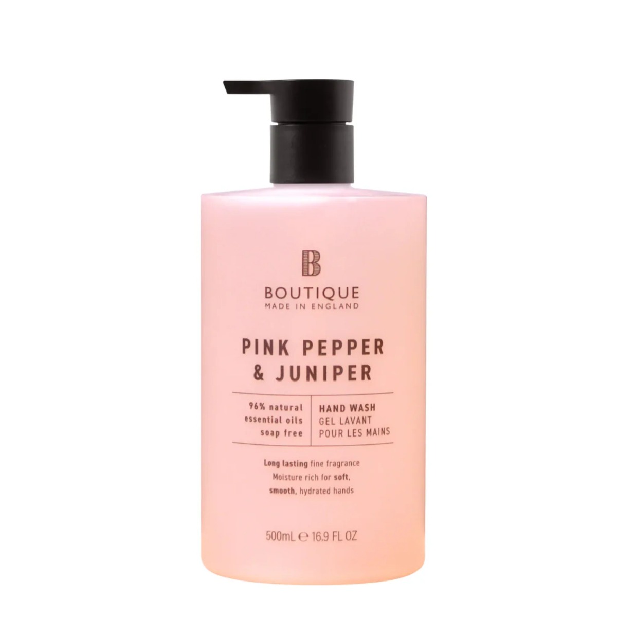 Sapun lichid cu parfum de Piper roz & Ienupar, 500ml, Boutique