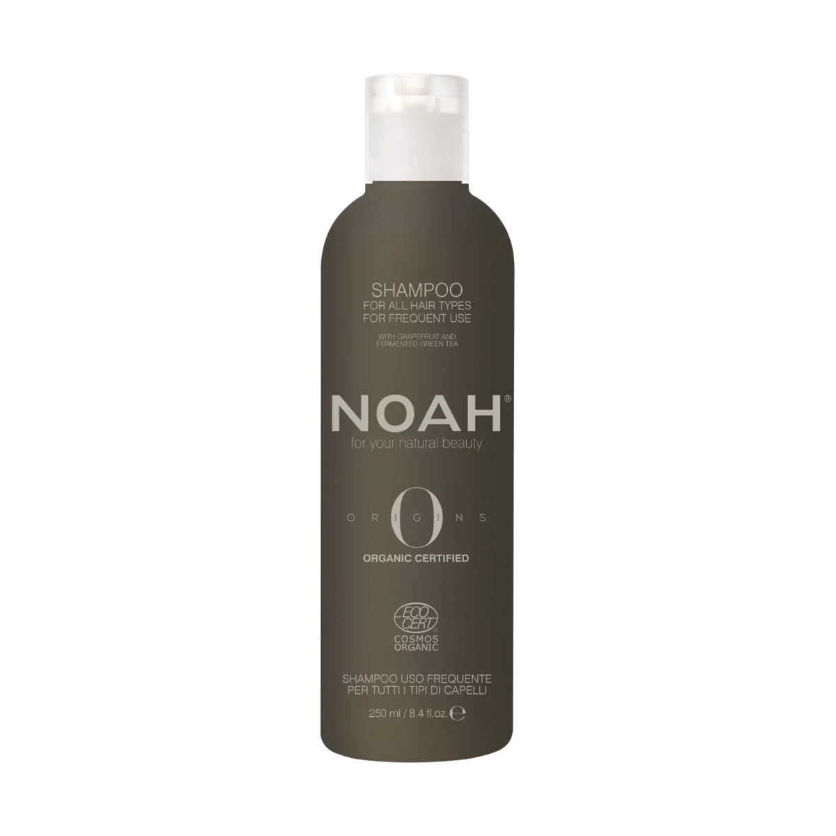 Sampon bio cu Ulei de Marula pentru toate tipurile de par, 250ml, Noah