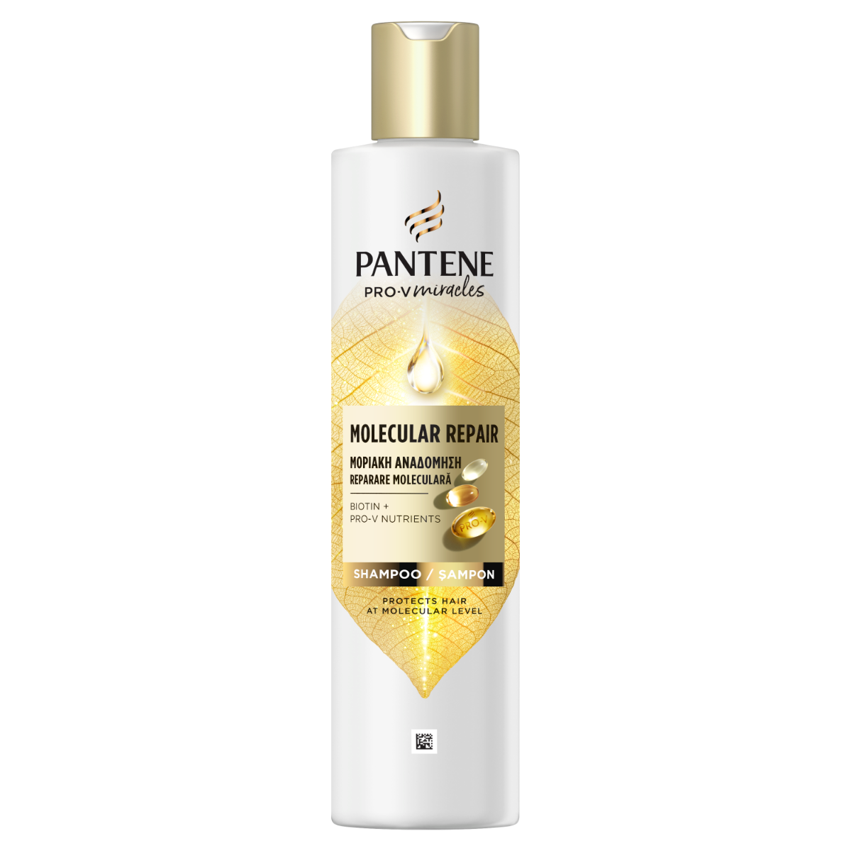 Sampon pentru par uscat si deteriorat cu biotina Pro-V Miracles Molecular, 250ml, Pantene