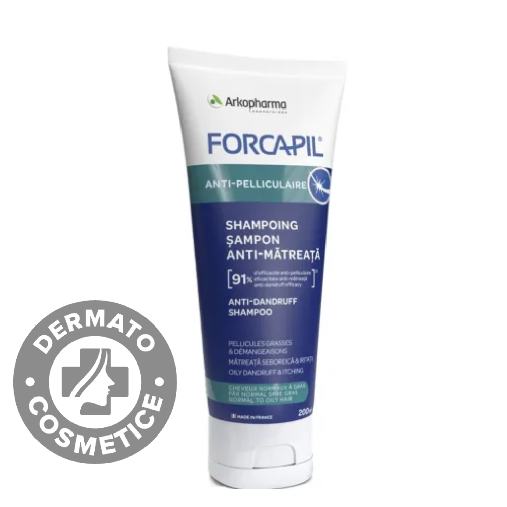 Sampon anti-matreata, 200ml, Forcapil