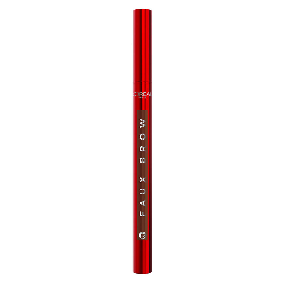 Tus pentru sprancene cu pensula dubla Faux Brunette Infaillible, 1ml, L'Oreal Paris