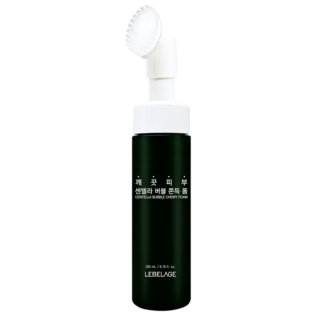 Spuma de curatare cu Centela Asiatica si perie de silicon, 200ml, Lebelage