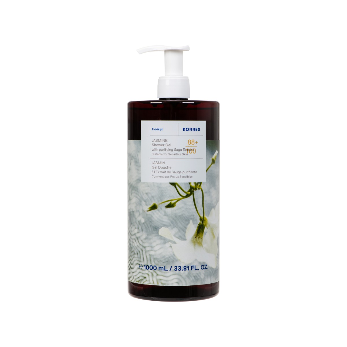 Gel de dus Jasmine, 1000ml, Korres