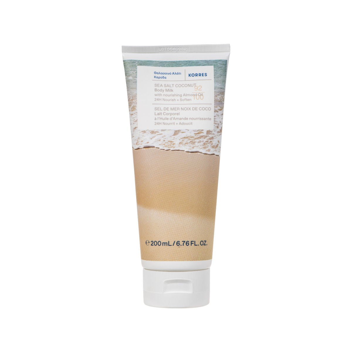 Lapte de corp Sea Salt Coconut, 200ml, Korres